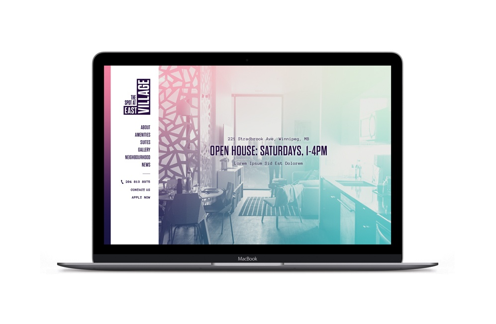 The Spot At East Village desktop website