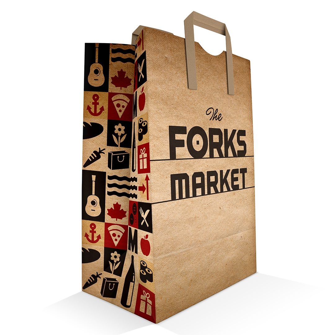 The Forks Market bag design