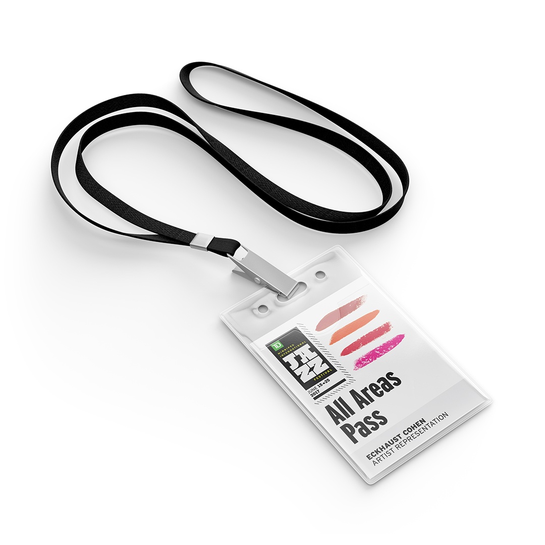 International Winnipeg Jazz Festival lanyard