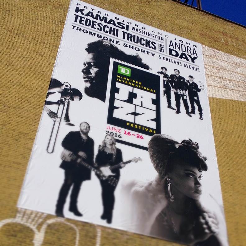 International Winnipeg Jazz Festival banner