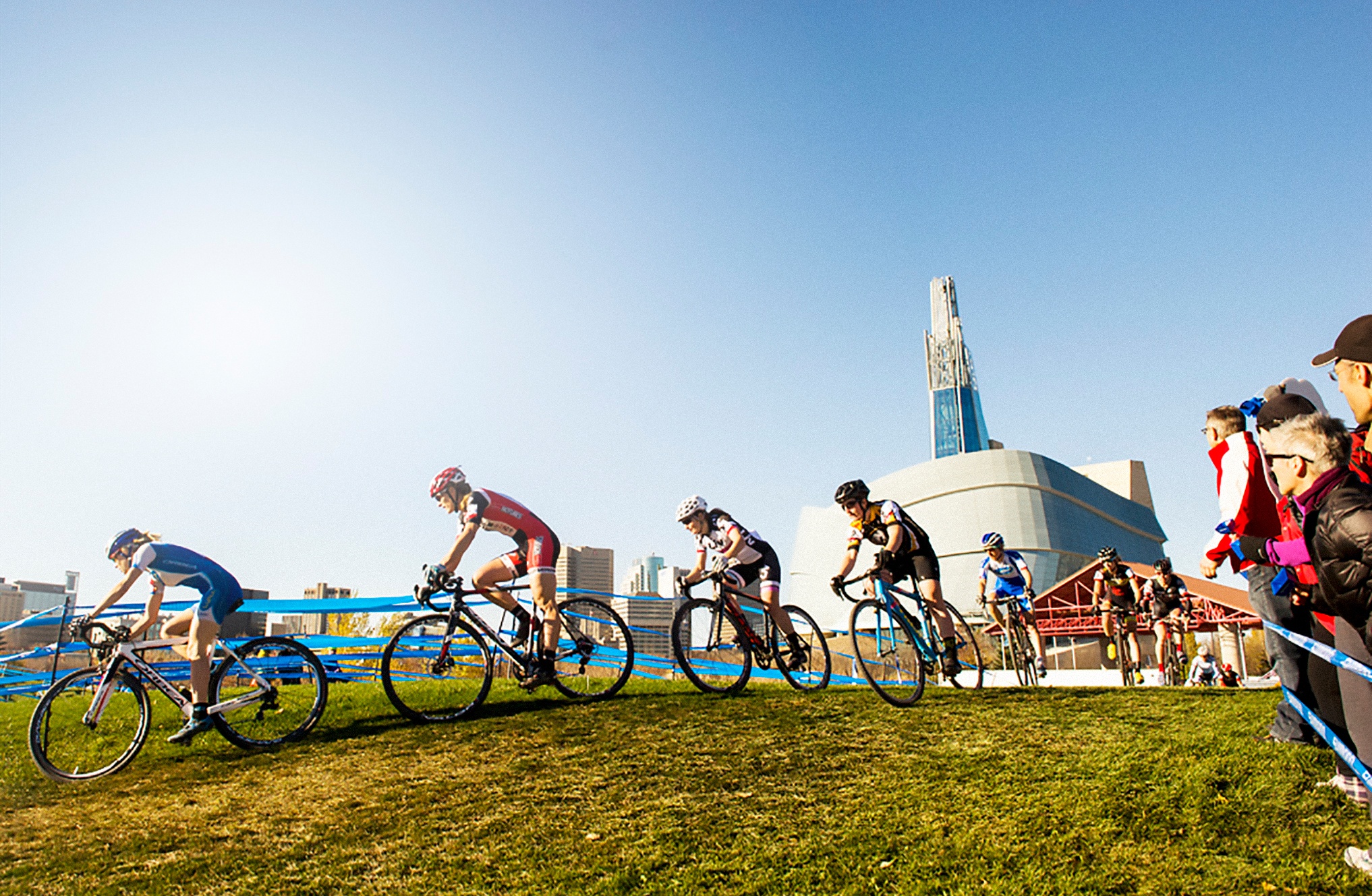 CMX Cyclocross Nationals cyclists race